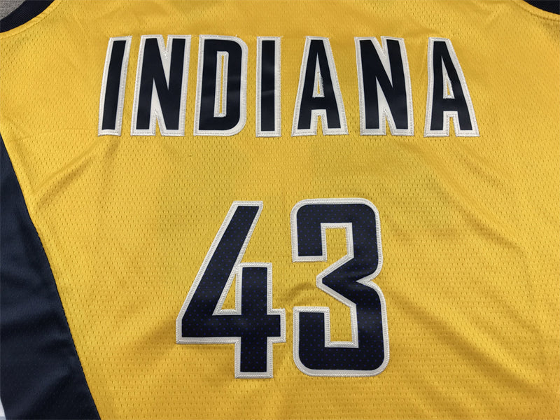 Men's Indiana Pacers Pascal Siakam #43 Gold Swingman Jerseys - Statement Edition