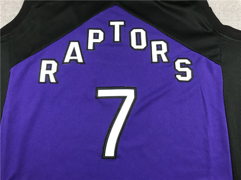 Men's Toronto Raptors Kyle Lowry Black/Purple 2020/21 Swingman Player Jerseys
