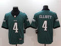 Men's Philadelphia Eagles Jake Elliott #4 Midnight Green Game Jerseys