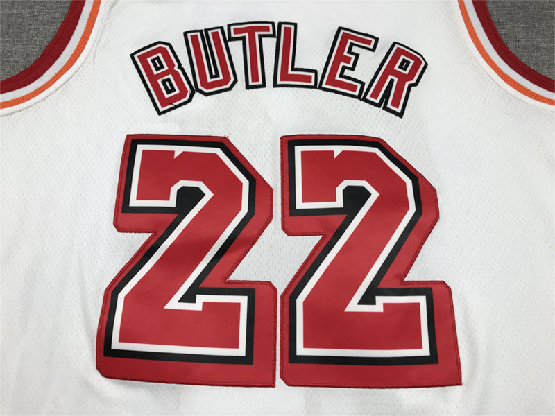 Men's Miami Heat Jimmy Butler #22 White 2022/23 Swingman Jerseys - Classic Edition