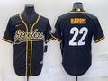 Men's Pittsburgh Steelers Najee Harris #22 Black Vapor Limited Jerseys