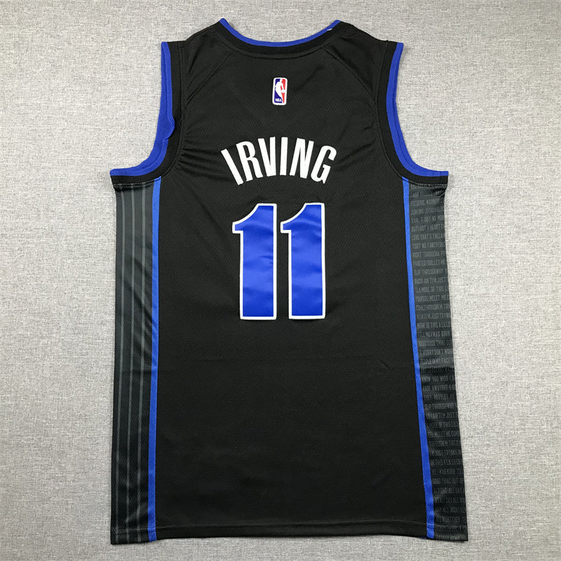 Men's Dallas Mavericks Kyrie Irving #11 Black 2023/24 Swingman Jerseys - City Edition