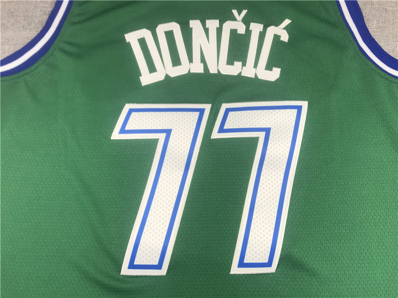 Men's Dallas Mavericks Luka Doncic Green 2020/21 Jerseys - Classic Edition