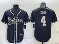 Men's Las Vegas Raiders Derek Carr #4 Black Game Jerseys Joint Edition