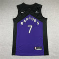 Men's Toronto Raptors Kyle Lowry Black/Purple 2020/21 Swingman Player Jerseys