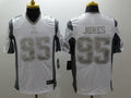 Men's New England Patriots Chandler Jones #95 White Game Jerseys