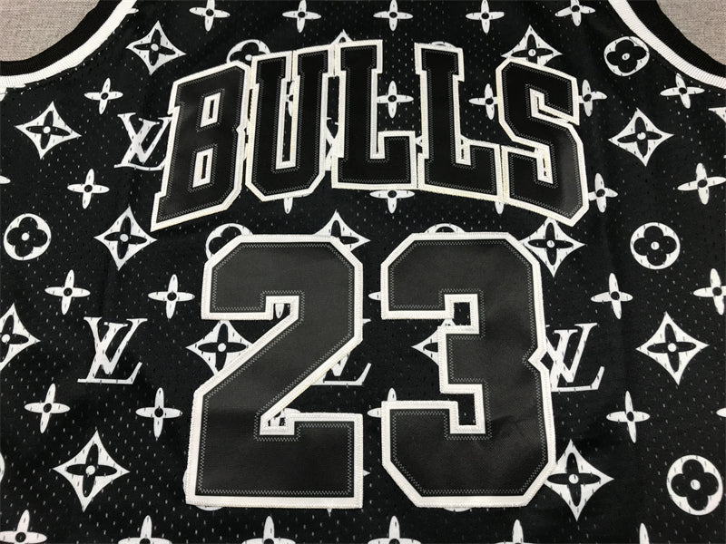 Men's Chicago Bulls Michael Jordan Mitchell & Ness Black 1997-98 Hardwood Classics Authentic Jerseys