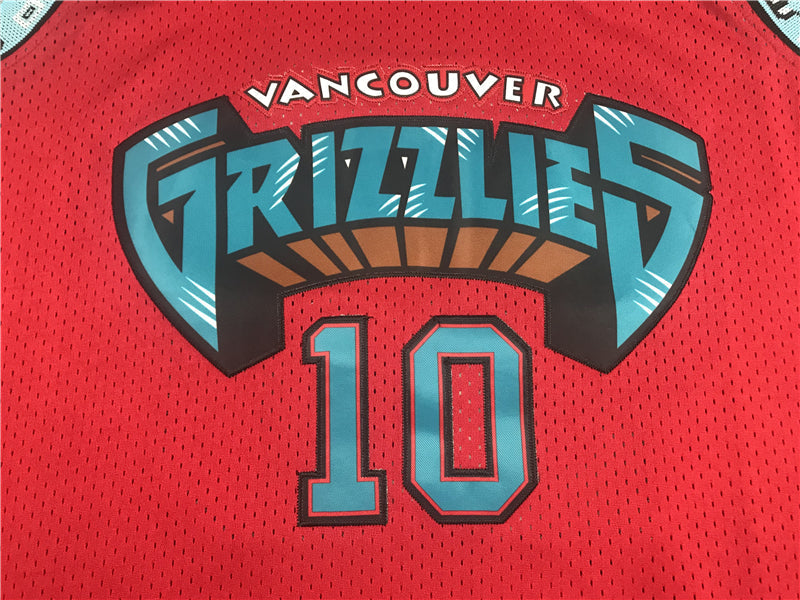 Men's Memphis Grizzlies Mike Bibby #10 Red Classics Swingman Jerseys