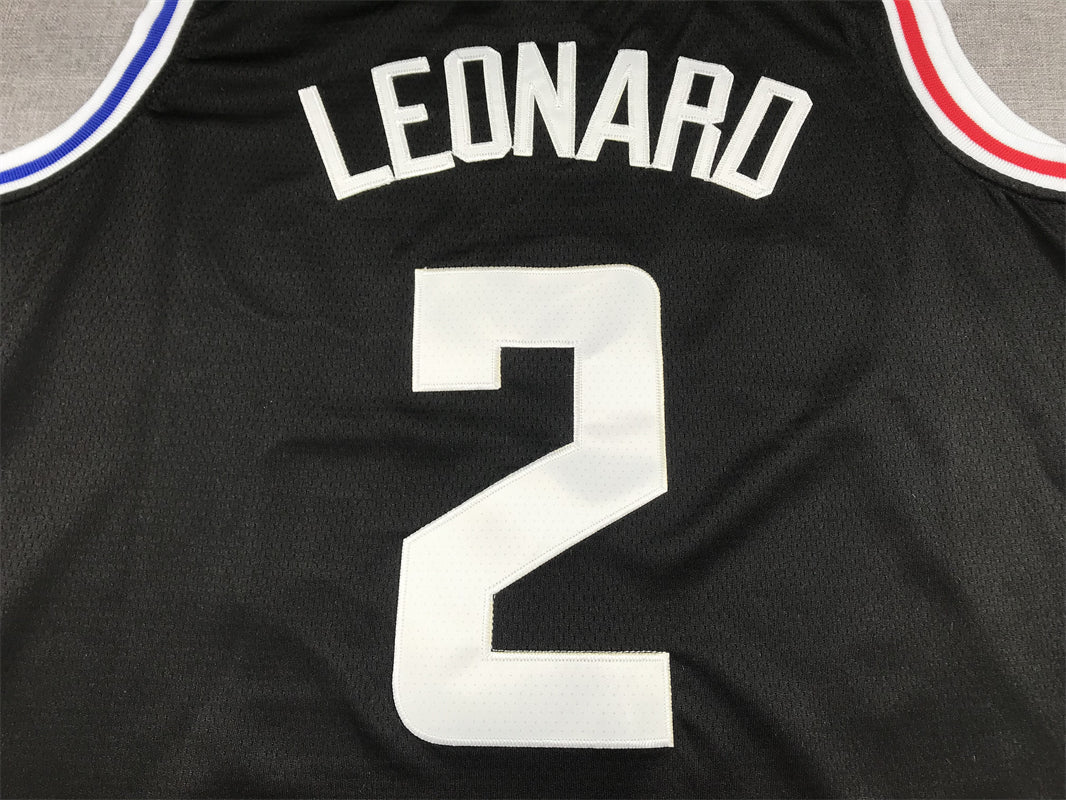 Men's LA Clippers Kawhi Leonard #2 Black 2022/23 Fastbreak Jerseys - City Edition