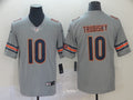 Men's Chicago Bears Mitch Trubisky #10 Gray Game Jerseys