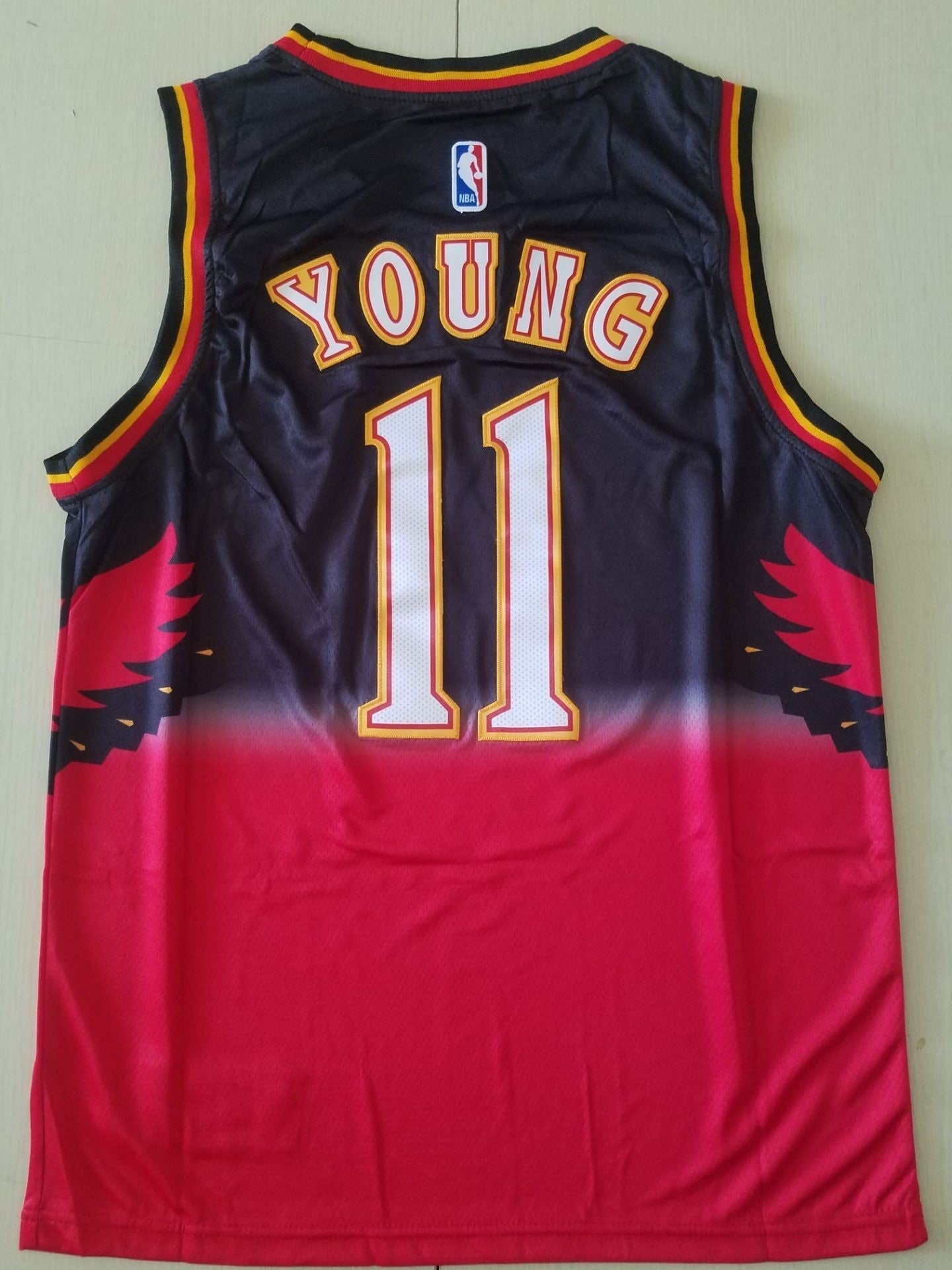 Men's Atlanta Hawks Trae Young #11 NBA Swingman Jerseys - Retro Red