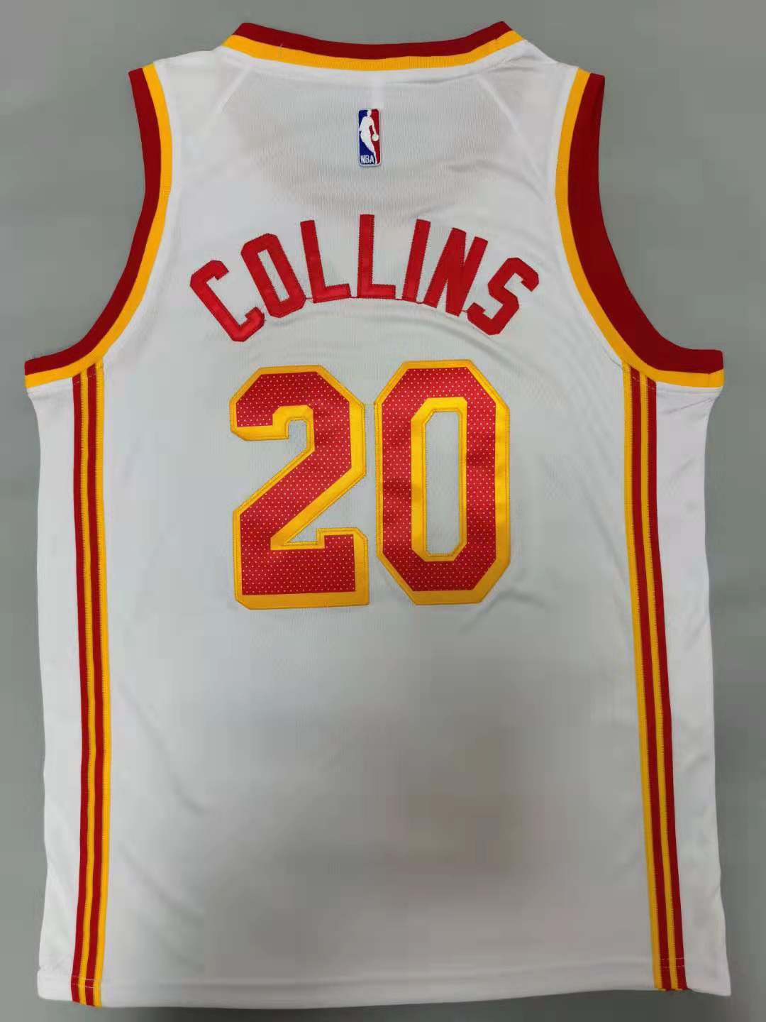 Men's Atlanta Hawks John Collins #20 White 2020/21 Fast Break Player Jerseys