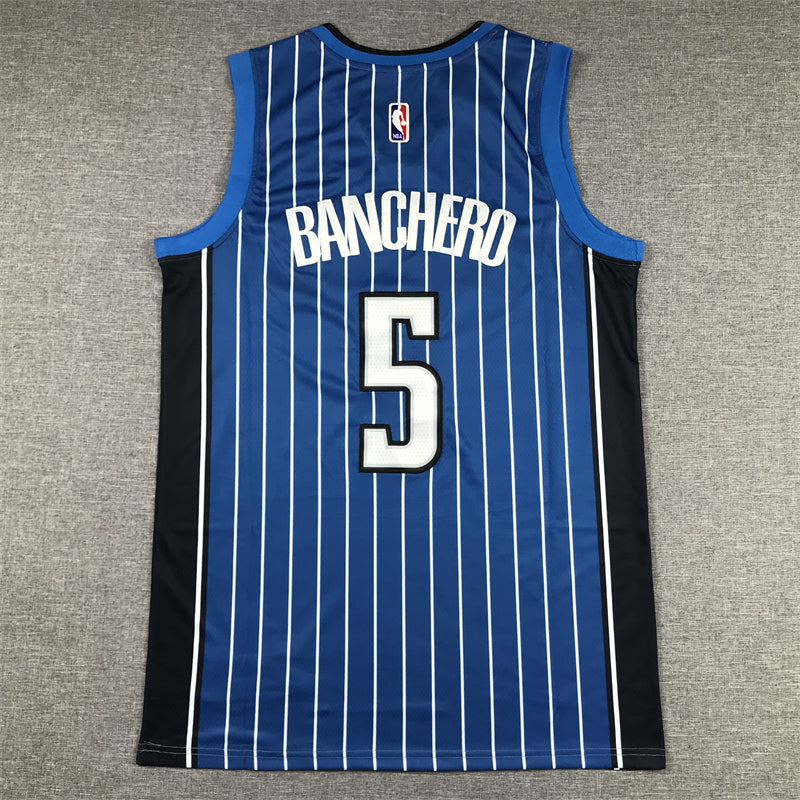 Men's Orlando Magic Paolo Banchero #5 2022/23 Royal Swingman Jerseys