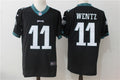 Men's Philadelphia Eagles #11 Carson Wentz Game Jerseys Black