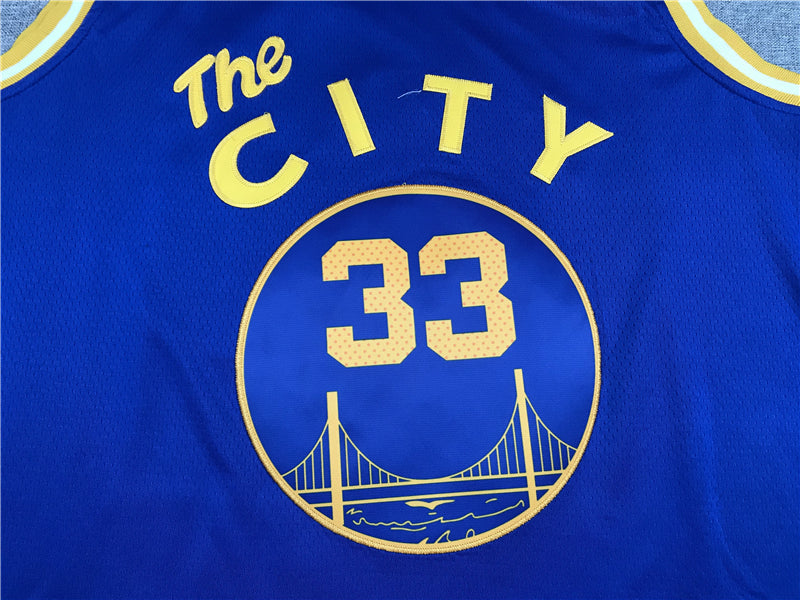 Men's Golden State Warriors James Wiseman #33 Blue Swingman Player Jerseys