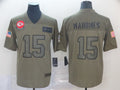 Men's Kansas City Chiefs Patrick Mahomes Brown Player Game Jerseys
