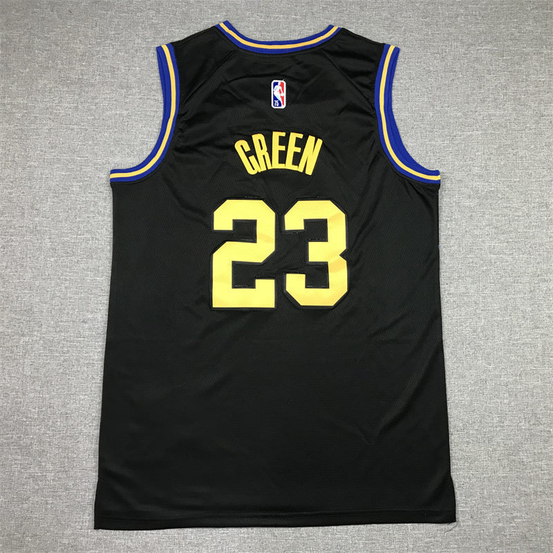 Men's Golden State Warriors Draymond Green #23 City Edition Black Classic Jerseys