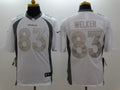 Men's Denver Broncos Wes Welker #83 White Game Jerseys