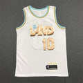 Men's Cleveland Cavaliers Darius Garland #10 White Swingman Jerseys - City Edition