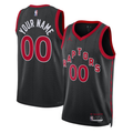 Men's Toronto Raptors Black 2022/23 Swingman Custom Jerseys - Statement Edition