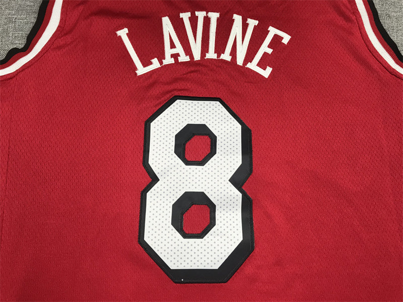 Men's Chicago Bulls Zach LaVine #8 Red 2021/22 Swingman Jerseys