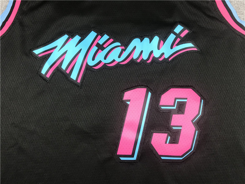 Men's Miami Heat Bam Adebayo #13 Black Swingman Player Jerseys