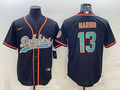 Men's Miami Dolphins Dan Marino #13 Black Game Jerseys Joint Edition