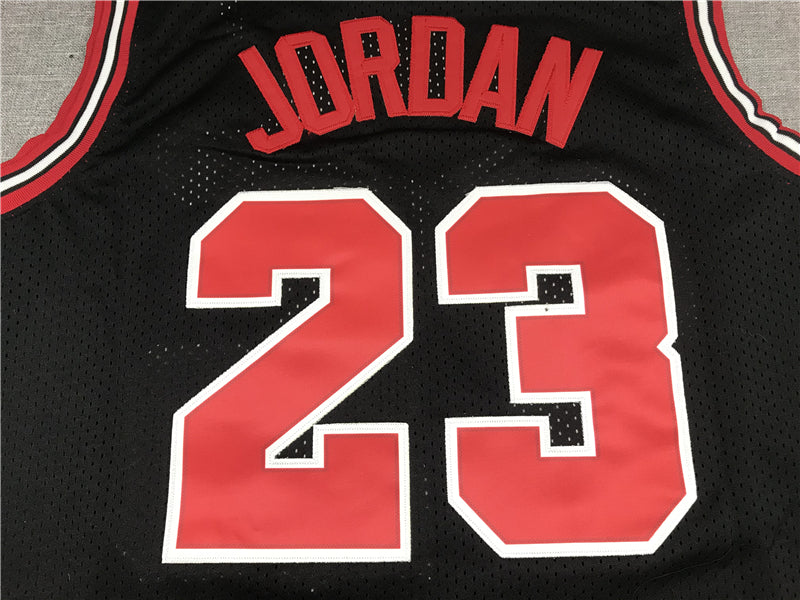 Men's Chicago Bulls Michael Jordan #23 Black 1997-98 Authentic Player Jerseys