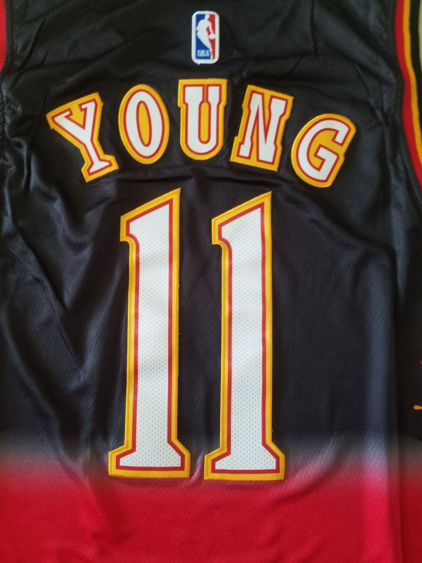 Men's Atlanta Hawks Trae Young #11 NBA Swingman Jerseys - Retro Red