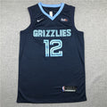 Men's Memphis Grizzlies Ja Morant #12 Navy Replica Fast Break Jerseys