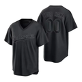 Men's Los Angeles Dodgers Black Cooperstown Collection Replica Custom Jerseys