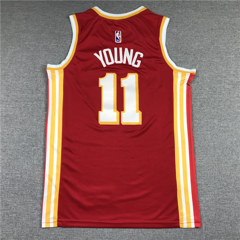 Men's Atlanta Hawks Trae Young #11 Red 2019/20 Swingman Jerseys