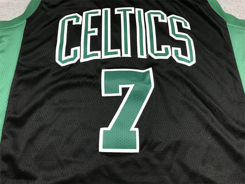 Men's Boston Celtics Jaylen Brown #7 Black 2022/23 Swingman Jerseys - Statement Edition