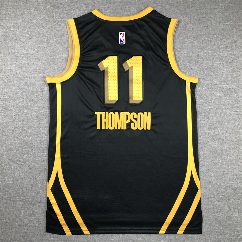 Men's Golden State Warriors Klay Thompson #11 Black 2023/24 Swingman Jerseys - City Edition