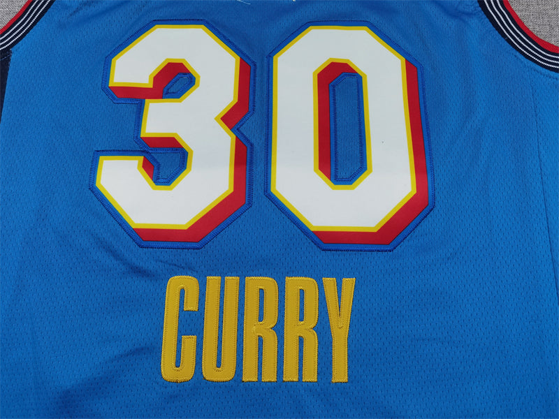 Men's Golden State Warriors Stephen Curry #30 Light Blue 2025 NBA All-Star Game Swingman Player Jerseys