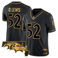 Mens Ravens 2024 Gold Vapor Limited Jersey All Stitched