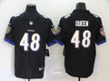 Men's Baltimore Ravens Patrick Queen #48 Black Game Jerseys