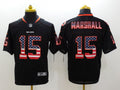 Men's Chicago Bears Brandon Marshall #15 Black Game Jerseys