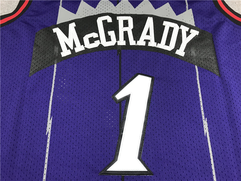 Men's Toronto Raptors Tracy McGrady Purple 1998-99 Hardwood Classics Swingman Jerseys