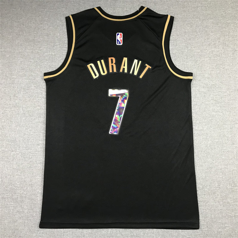Men's Brooklyn Nets Kevin Durant #7 Black Swingman Player Jerseys