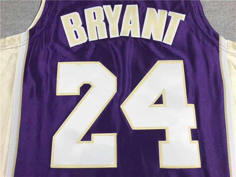 Men's Los Angeles Lakers Kobe Bryant Hall of Fame Purple Hardwood Classics Jerseys