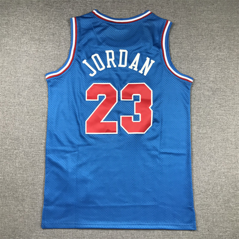 Men's 93 All Star Chicago Bulls Michael Jordan Blue Hardwood Classics Swingman Jerseys