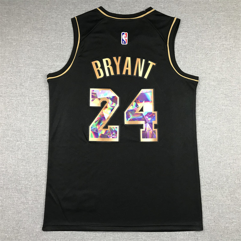 Men's Los Angeles Lakers Kobe Bryant #24 Black Swingman Jerseys