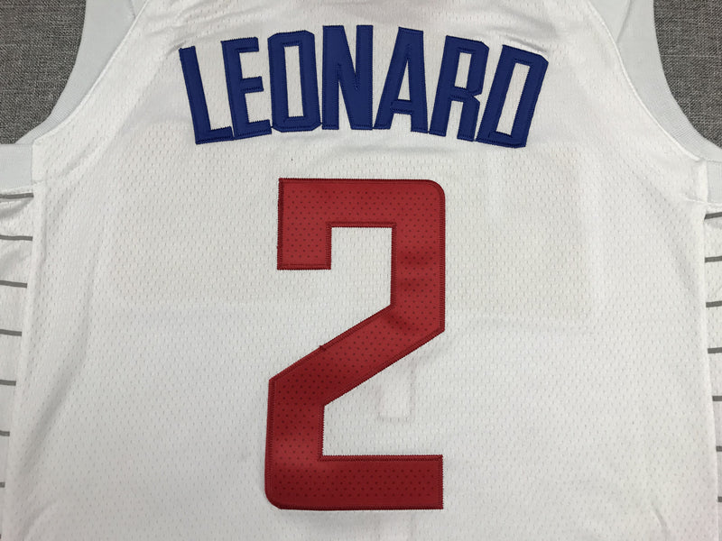 Men's LA Clippers Kawhi Leonard Nike White 2022/23 Swingman Jerseys - Association Edition