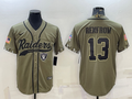 Men's Las Vegas Raiders Hunter Renfrow #13 Olive 2022 Salute To Service Limited Jerseys Joint Edition