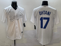 Men's Los Angeles Dodgers Shohei Ohtani White Game Player Jerseys
