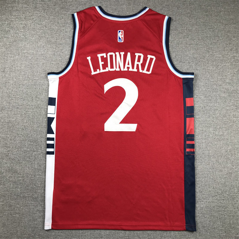 Men's LA Clippers Kawhi Leonard #2 Red Swingman Jerseys
