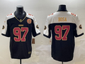 Men's San Francisco 49ers Nick Bosa #97 Black Team Player Game Jerseys