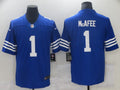 Men's Indianapolis Colts Pat McAfee #1 Blue Game Jerseys