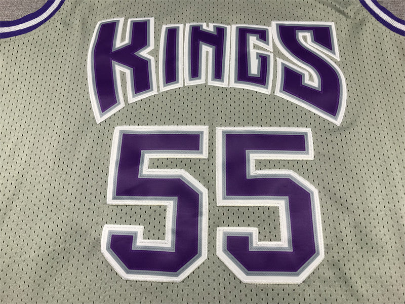 Men's Sacramento Kings Jason Williams #55 Gray 2000/01 Hardwood Classics Swingman Jerseys